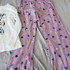 Penguin and star pajama set